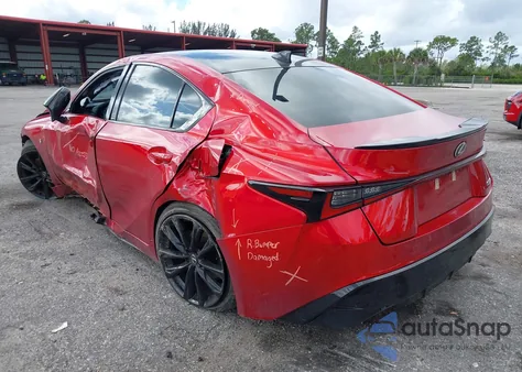 2025 Lexus Is 350 F Sport из США, поврежденный, VIN JTHGZ1B29S5086535